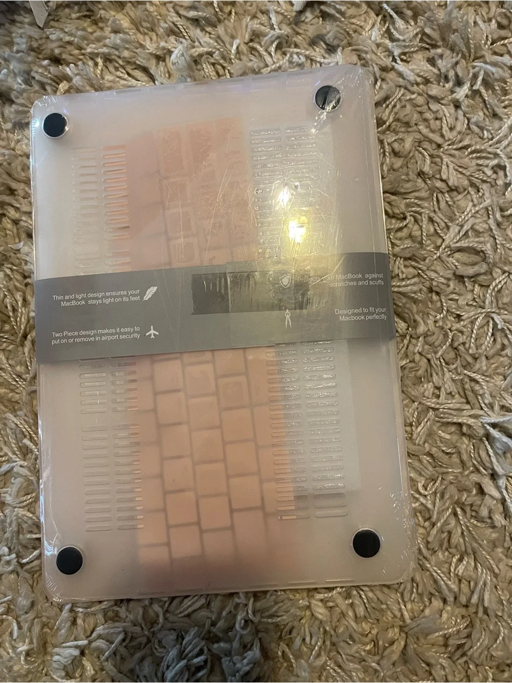 Floral Peach Pink Protective Case for New Pro 13